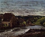 Gustave Courbet The Loue Valley painting